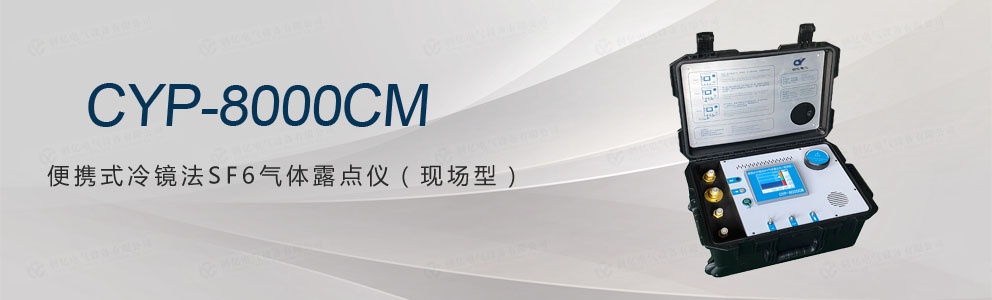 CYP-8000CM便攜式冷鏡法SF6氣體露點(diǎn)儀（現(xiàn)場(chǎng)型）